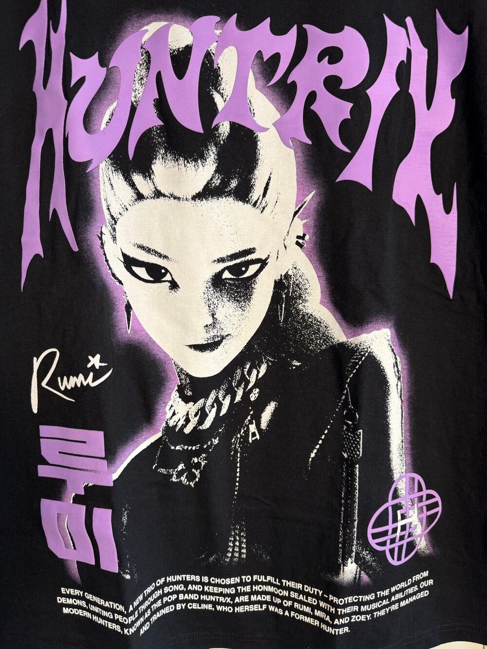 NETFLIX KPOP DEMON HUNTERS Graphic Tee NEW Cotton Short Sleeve Size L